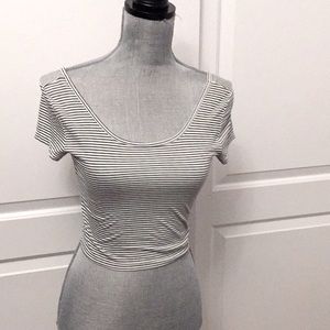 Striped American Eagle Top